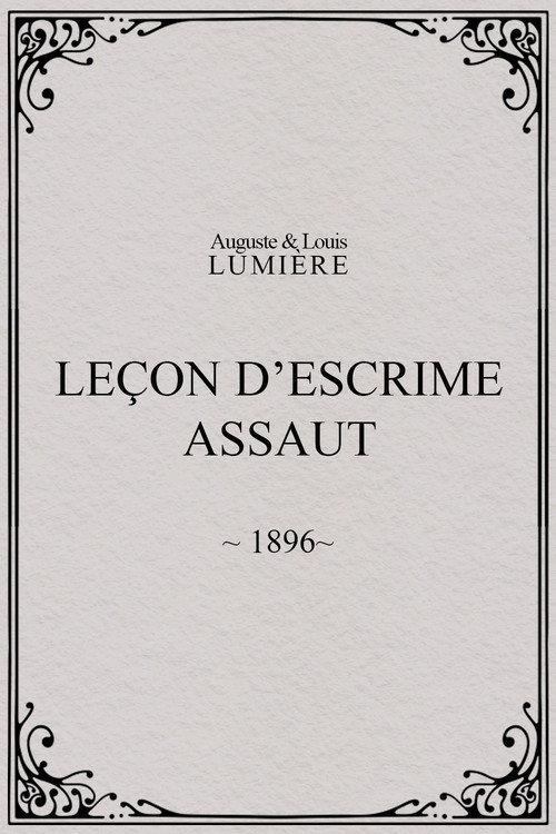 Fencing Lesson: Assault 1896 official movie poster