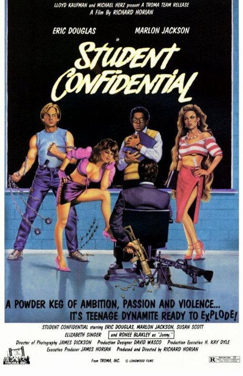 Student Confidential 1987 official movie poster