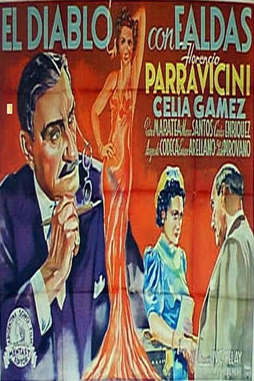El diablo con faldas 1938 official movie poster