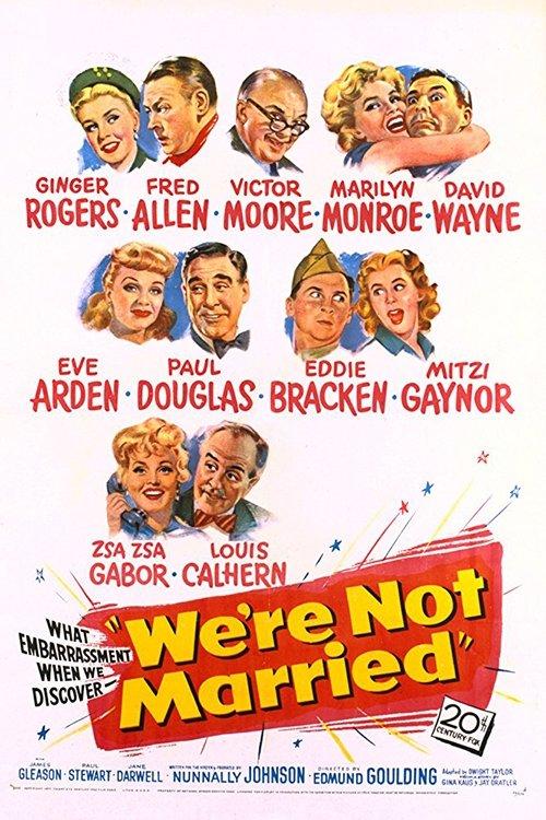 We're Not Married! 1952 official movie poster