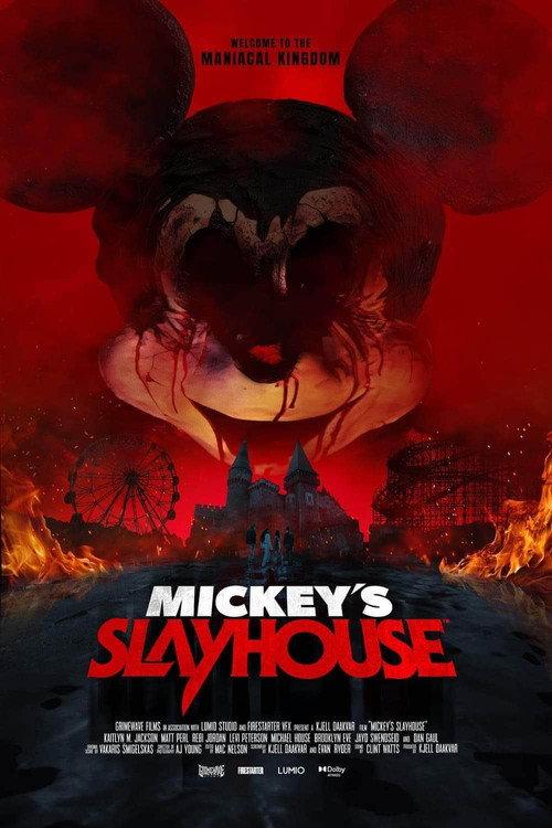 Mickey’s Slayhouse 2025 official movie poster
