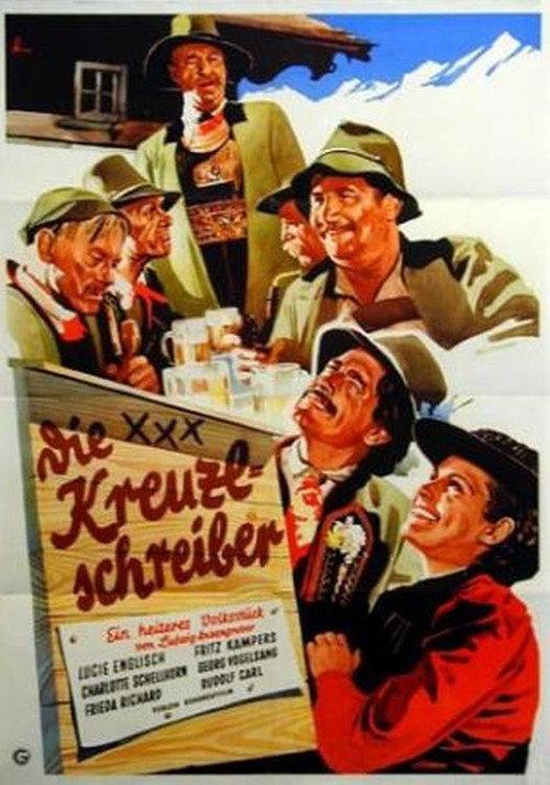 Die Kreuzlschreiber 1950 official movie poster