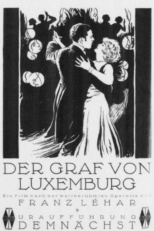 Der Graf von Luxemburg 1920 official movie poster