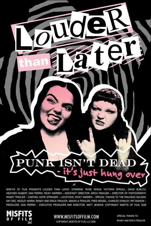 Louder Than Later 2026 official movie poster