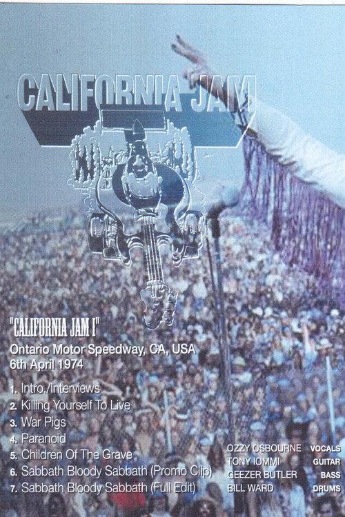 Black Sabbath: California Jam 1974 official movie poster