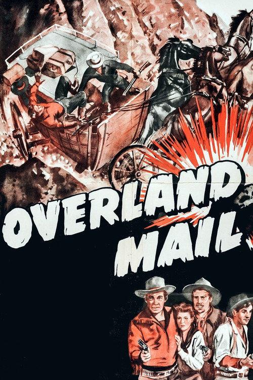 Overland Mail 1942 official movie poster