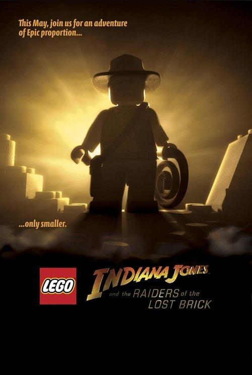 Lego Indiana Jones and the Raiders of the Lost Brick 2008 official movie poster