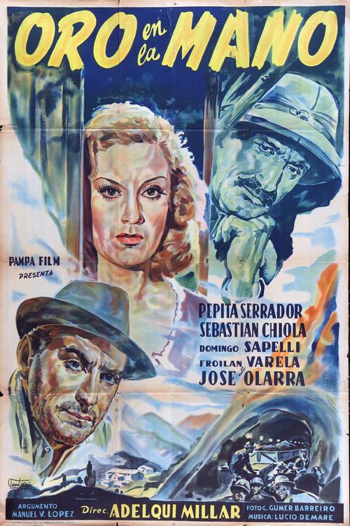 Oro en la mano 1943 official movie poster