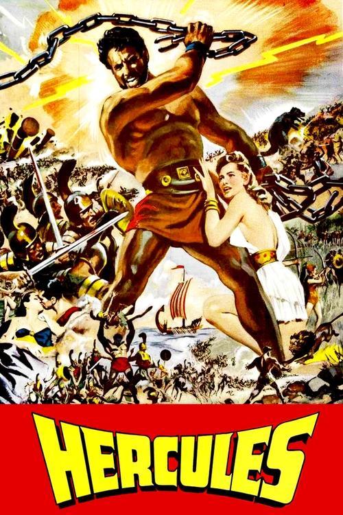 Hercules 1958 official movie poster