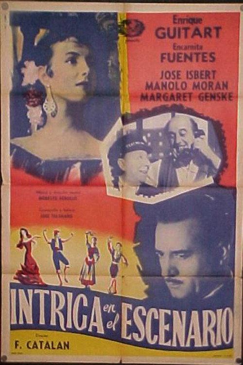 Intriga en el escenario 1954 official movie poster