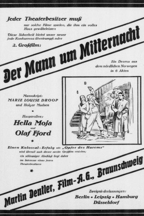 Der Mann um Mitternacht 1925 official movie poster