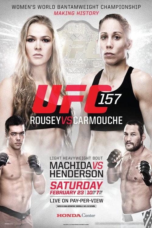 UFC 157: Rousey vs. Carmouche 2013 official movie poster