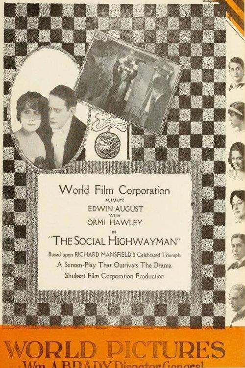 The Social Highwayman 1916 official movie poster