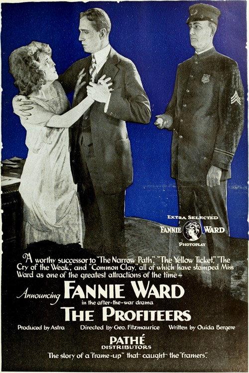 The Profiteers 1919 official movie poster