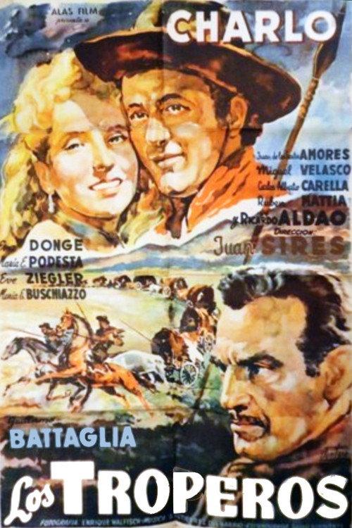 Los troperos 1953 official movie poster