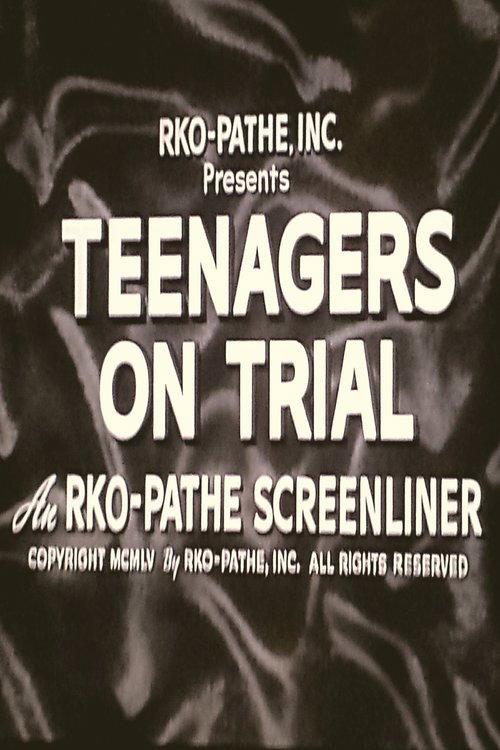 Teenagers on Trial 1955 official movie poster