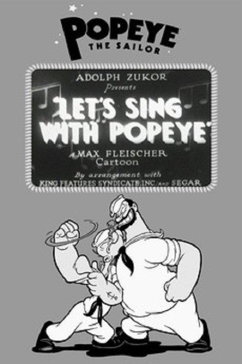 Let's Sing with Popeye 1934 official movie poster