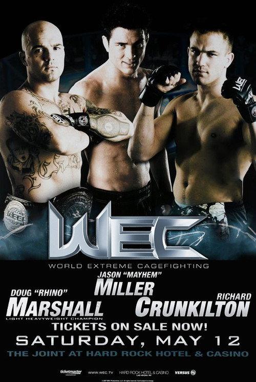 WEC 27: Marshall vs. McElfresh 2007 official movie poster