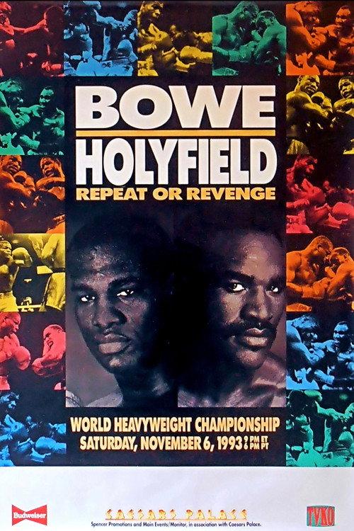 Evander Holyfield vs. Riddick Bowe II 1993 official movie poster