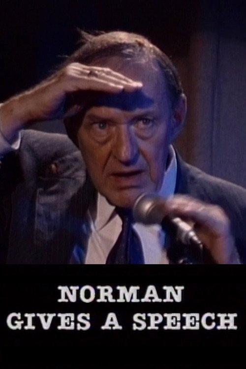 Norman Gives A Speech 1989 official movie poster
