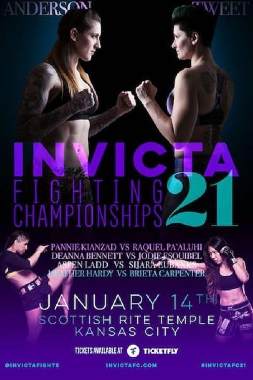 Invicta FC 21: Anderson vs. Tweet 2017 official movie poster