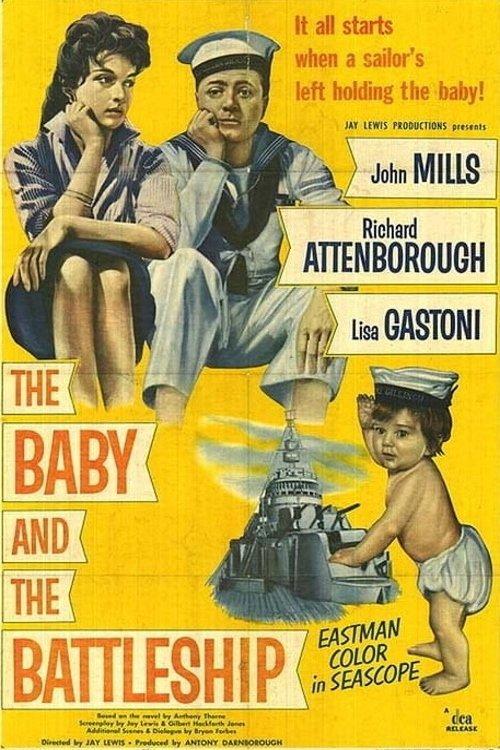 The Baby and the Battleship 1956 official movie poster