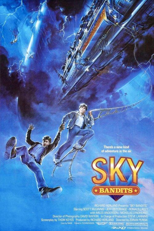 Sky Bandits 1986 official movie poster