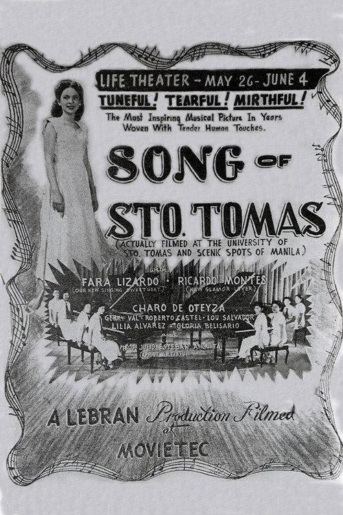 The Song of Sto. Tomas 1950 official movie poster