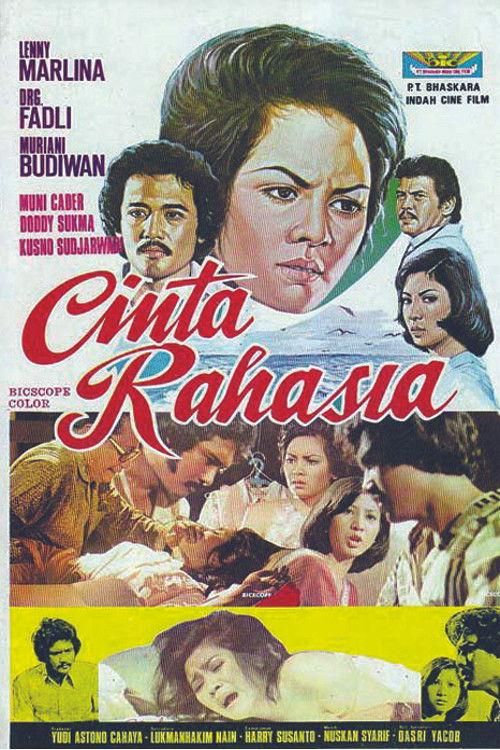 Cinta Rahasia 1976 official movie poster