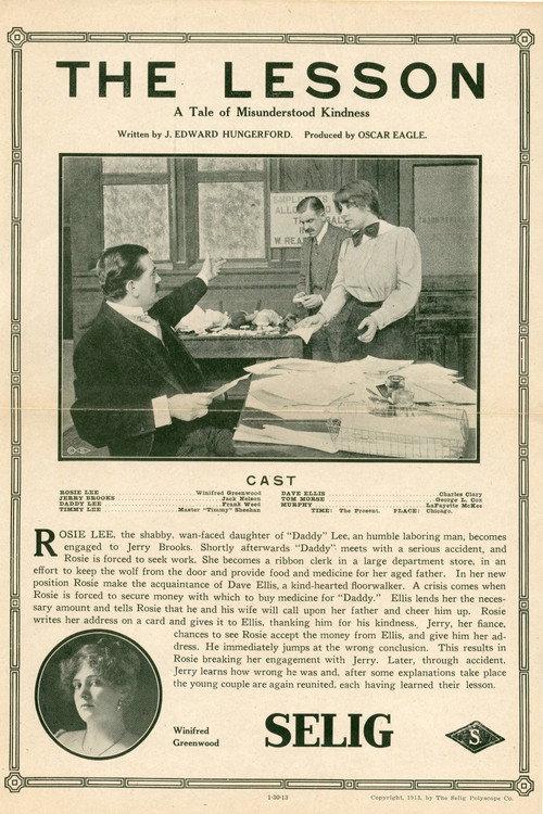 The Lesson 1913 official movie poster