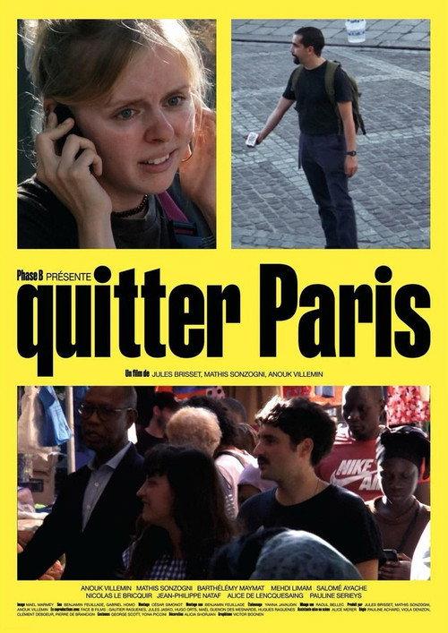 Quitter Paris 2024 official movie poster