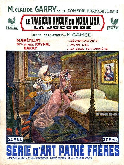 A Tragic Love of Mona Lisa 1912 official movie poster