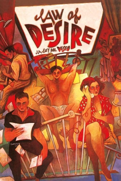 Law of Desire 1987 official movie poster