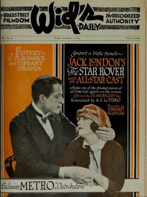 The Star Rover 1920 official movie poster