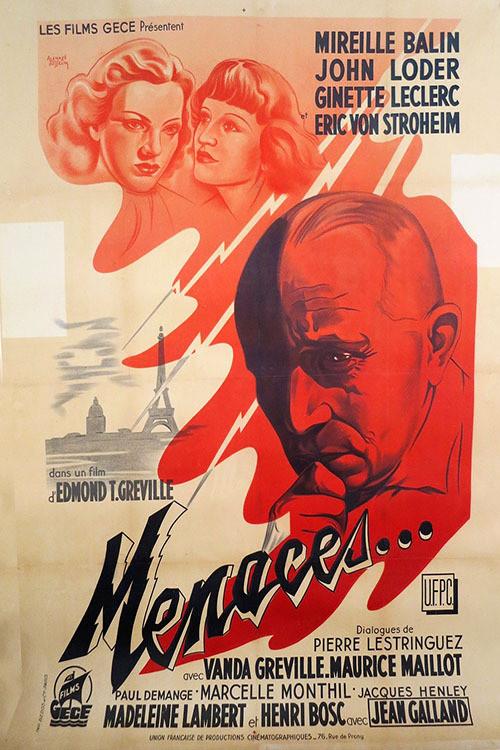 Threats 1940 official movie poster