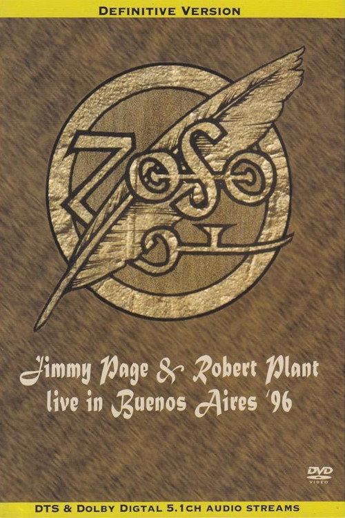 Jimmy Page & Robert Plant – Live In Buenos Aires '96 1996 official movie poster