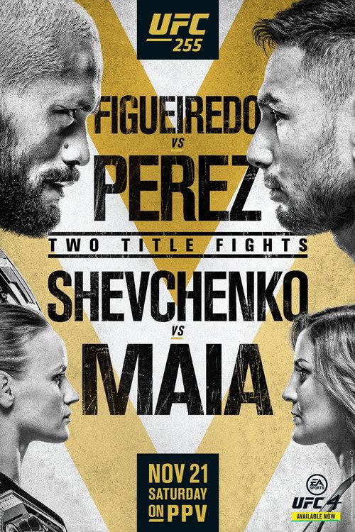 UFC 255: Figueiredo vs. Perez 2020 official movie poster