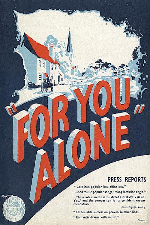For You Alone 1945 official movie poster