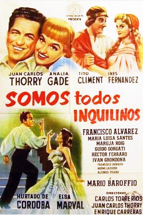 Somos todos inquilinos 1954 official movie poster