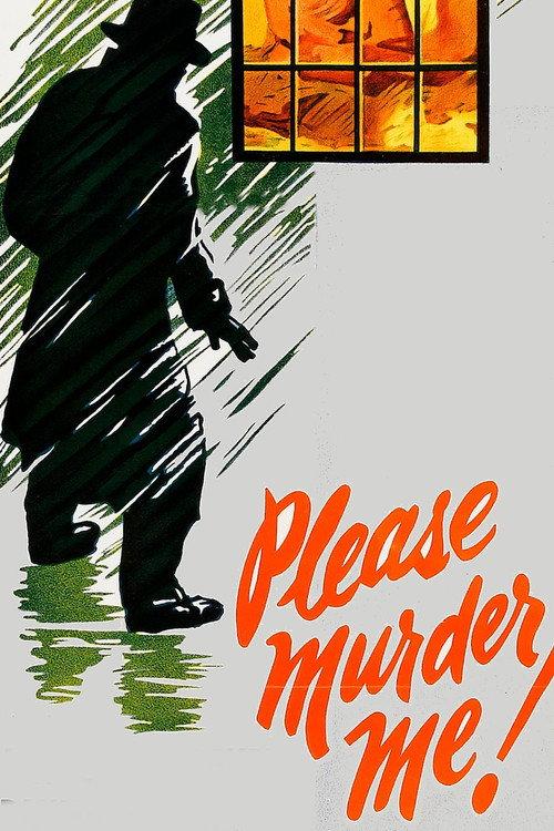 Please Murder Me 1956 official movie poster