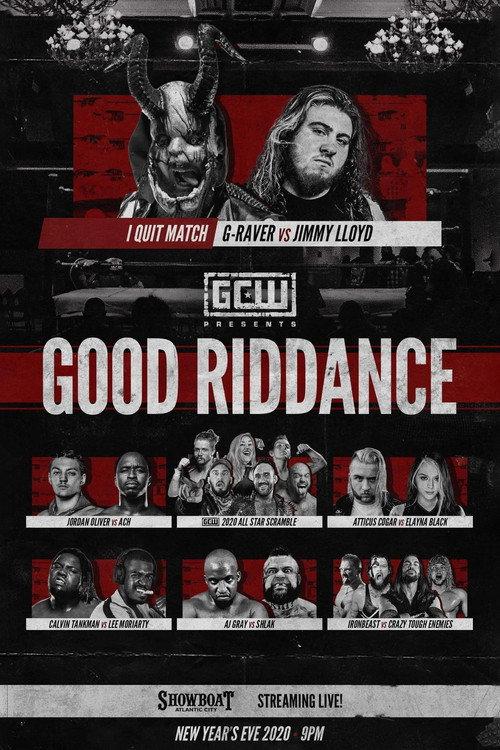 GCW Good Riddance 2020 official movie poster