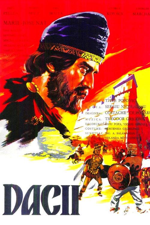 The Dacians 1967 official movie poster