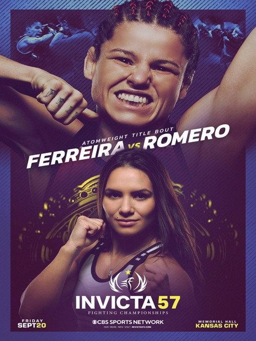 Invicta FC 57: Ferreira vs. Romero 2024 official movie poster