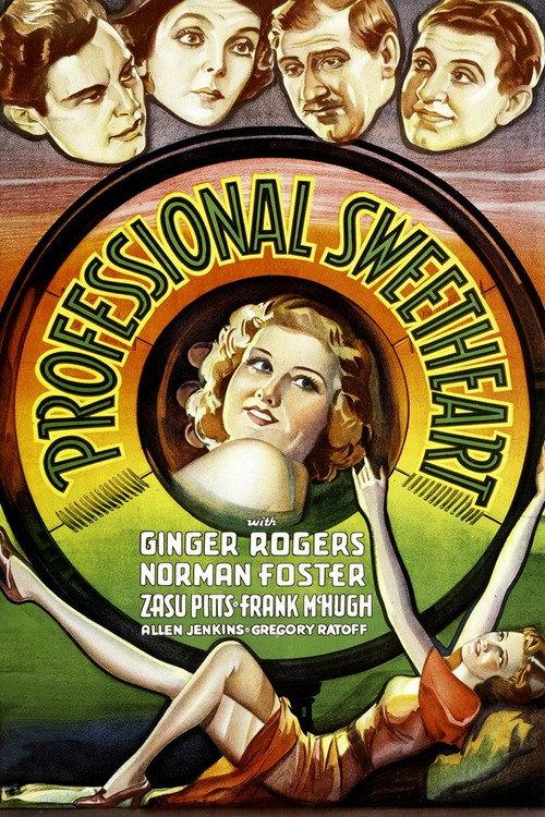Professional Sweetheart 1933 official movie poster
