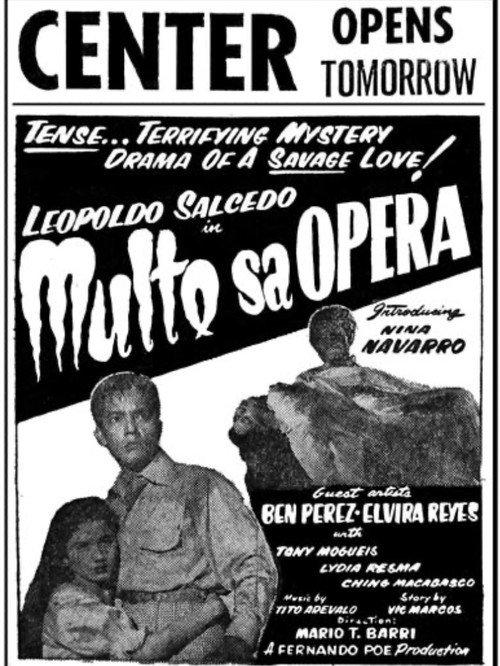 Ghost in the Opera 1954 official movie poster