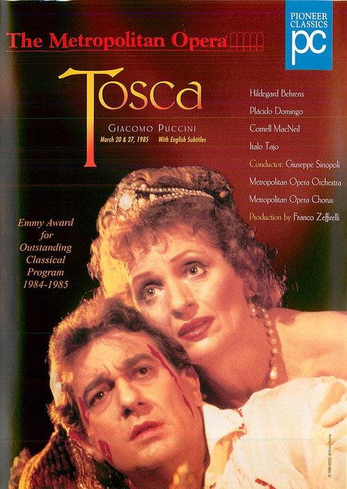 Tosca 1985 official movie poster