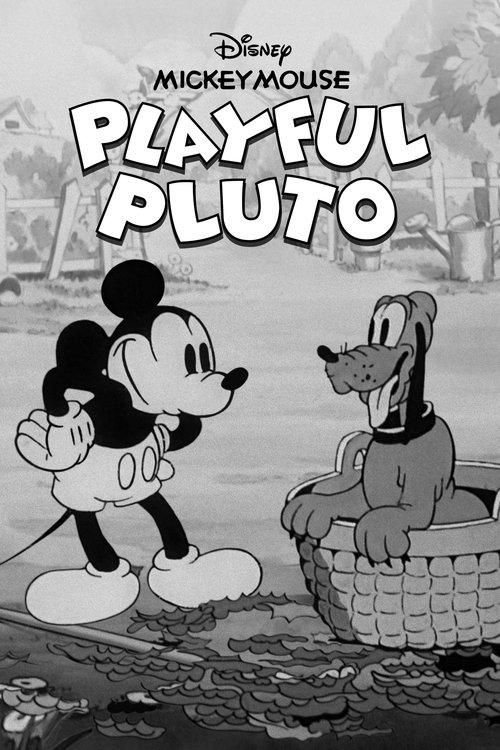 Playful Pluto 1934 official movie poster