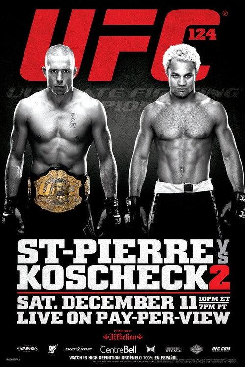 UFC 124: St-Pierre vs. Koscheck 2 2010 official movie poster