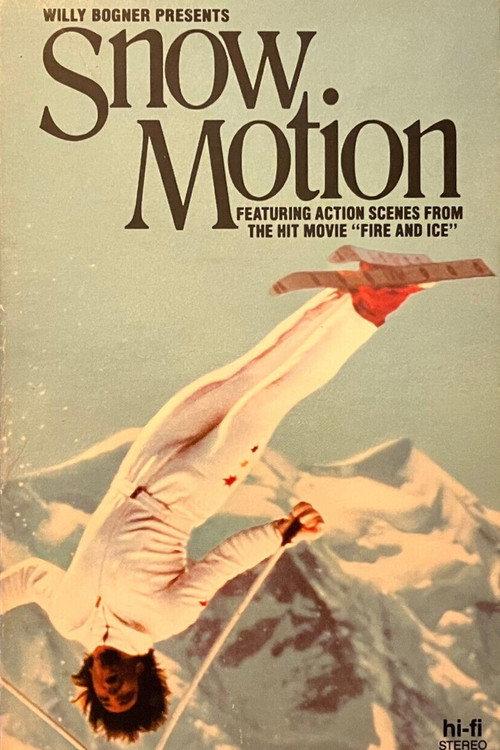 Snow Motion 1987 official movie poster