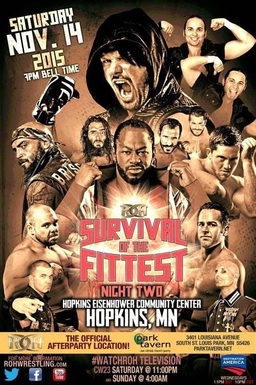 ROH: Survival of The Fittest - Night 2 2015 official movie poster